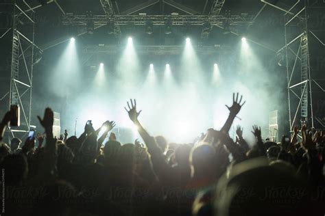 Crowd At A Rock Concert By Stocksy Contributor Ibexmedia Stocksy