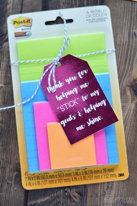 Check spelling or type a new query. Post it Note Teacher Gift - The Happy Scraps