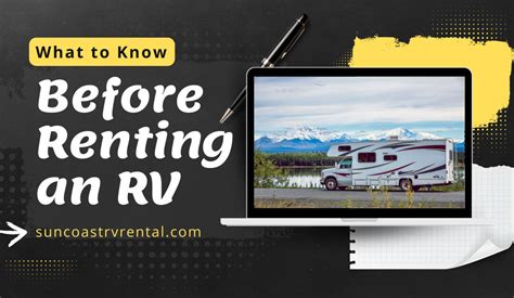 What To Know Before Renting An Rv For The First Time Suncoast Rv Rental