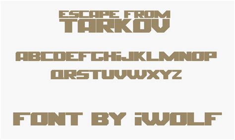 Shop escape from tarkov logo game stickers created by independent artists from around the globe. Escape From Tarkov Font , Png Download - Escape From ...