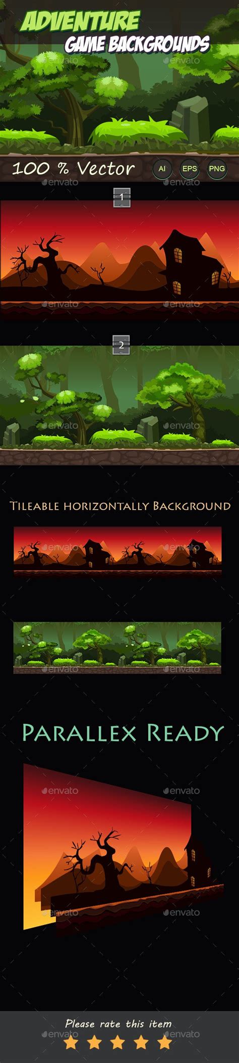 Adventure Game Backgrounds By Canvaskite Graphicriver
