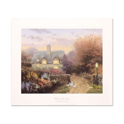 Thomas Kinkade 1958 2012 Open Gate Sussex Limited Edition Offset