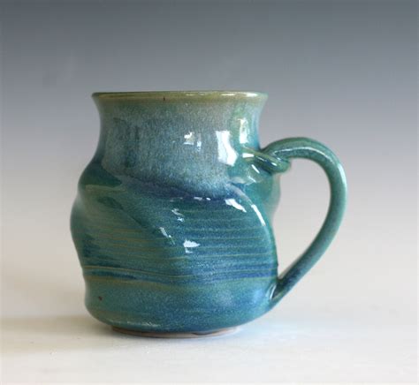 Twisted Mug Unique Coffee Mug Ceramic Cup Hand Thrown Mug