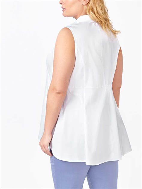 Sleeveless Peplum Blouse Penningtons