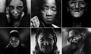 Lee Jeffries Haunting Photographs Of The Homeless Daily Mail Online
