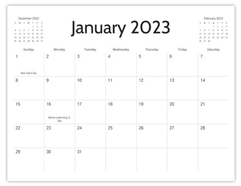 2023 Calendar Printable Pdf Monitoringsolarquestin Free Printable
