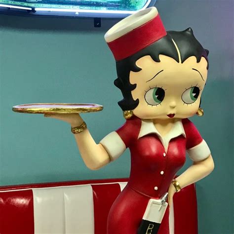 Betty Boop Waitress 3ft Statue Mancave Madness