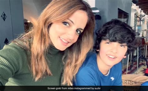 Sussanne Khans Sweetest Birthday Post For Son Hrehaan 17 Years Strong