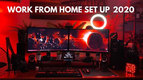 Budget Work From Home Productivity Light Gaming Setup 2020 Youtube