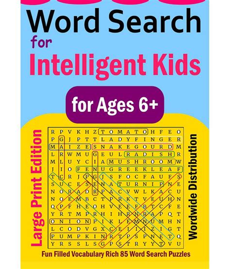 Word Search For Intelligent Kids Buy Word Search For Intelligent Kids