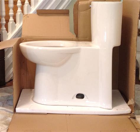 Our Concealed Trapway Skirted One Piece Toilet So Happy With Ameri