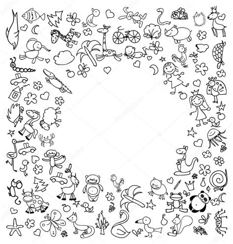 Doodle Of Animals Background Stock Vector Image By ©virinaflora 78520798