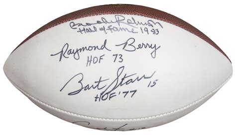Lot Detail Lot Of 2 Multi Signed Footballs With 4 Signatures