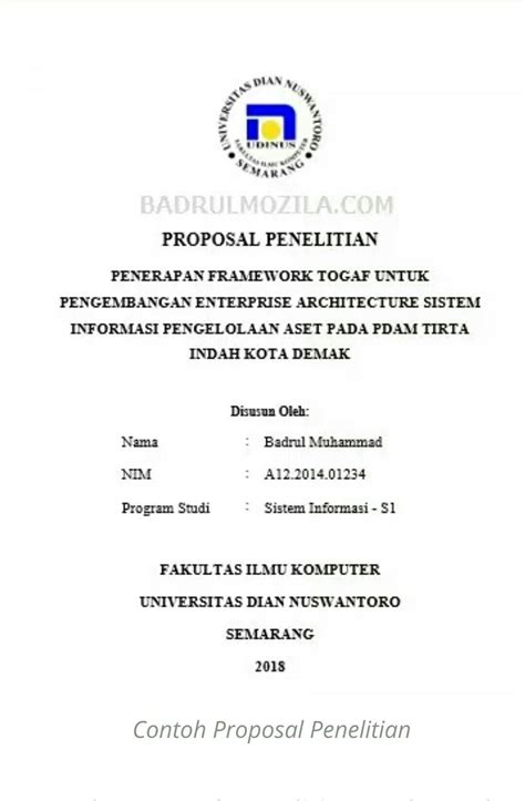 Contoh Proposal Usaha Bisnis Yang Baik Dan Benar Lengkap Doc  My XXX