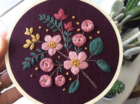 Flower Embroidery Patterns Pinterest Moira Wester