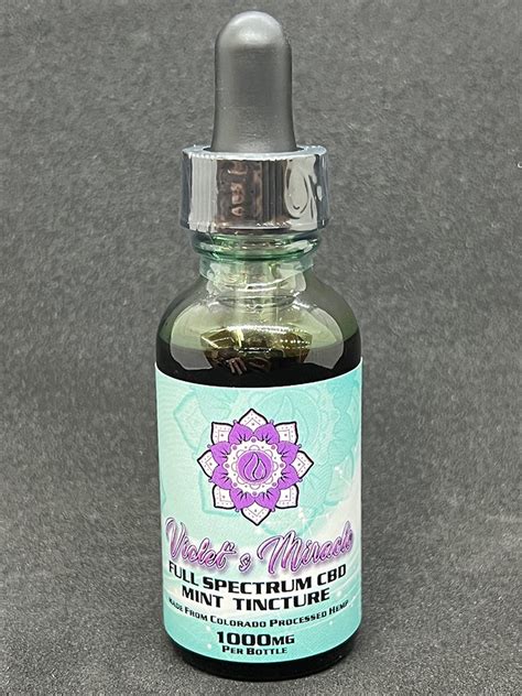 1000 Mg Full Spectrum Mint Flavor Violets Miracle
