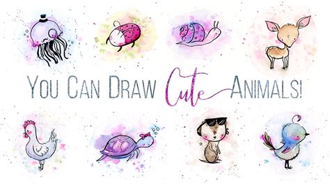 Sweet animals, turned into fantasy creatures, that i am sure we would love to spend time with, in the real world. You Can Draw Cute Animals In 3 Simple Steps // Skillshare Class Trailer - YouTube
