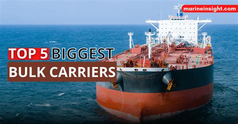 Top 5 Biggest Bulk Carriers In The World