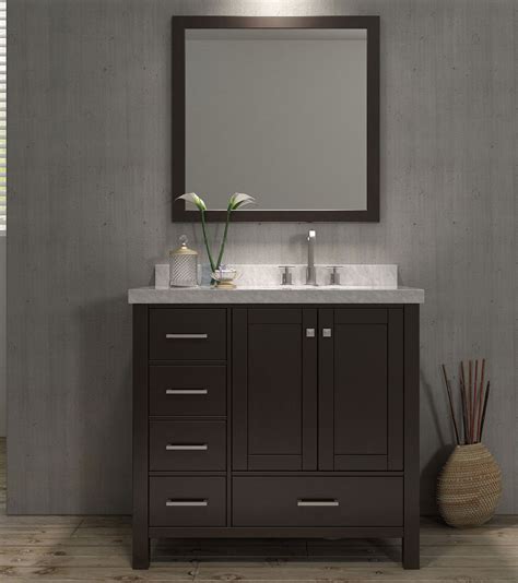Uvsr0213l36 out of stock eta 8/10/2021 36 inch single sink bathroom vanity with choice of top $1,267.00 $975.00 sku: 37 inch Single Bathroom Vanity Set Right Offset Sink ...
