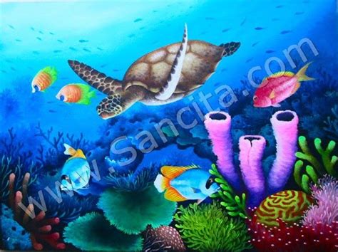 It's not about being inside or outside. Lukisan Pemandangan Di Dalam Laut - Lukisan pemandangan ...