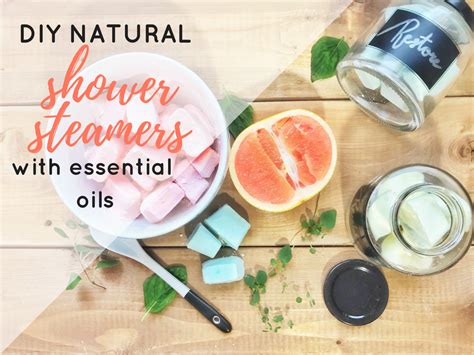 DIY Natural Shower Steamers With Essential Oils Shower Steamers