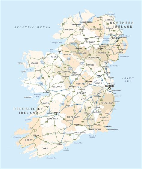 Printable Road Map Of Ireland The Perfect Ireland Itinerary Ireland