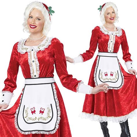 Santa Claus Mrs Claus Fancy Christmas Dress Santa Suits Women S Christmas Christmas New Year