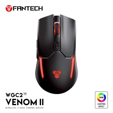 Fantech Venom Ii Wgc2 Rgb Wireless Pro Gaming Mouse Midas Computer