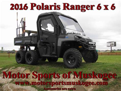 New 2016 Polaris RangerÂ 6x6 Atvs For Sale In Oklahoma The Hardest