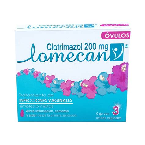 Lomecan V Clotriamazol 200 Mg 3 Ovulos Farmacias Klyns