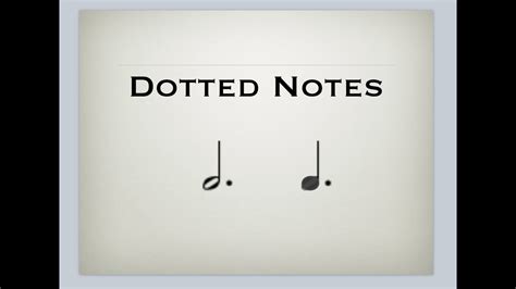 Free Music Theory Dotted Notes Explained Youtube