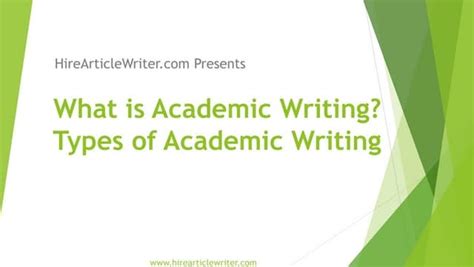 Academic Writing The Writing Process