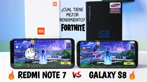 How to download official fortnite mobile for samsung galaxy s7, s8, s8 plus, s9, s9 plus, and note 9. Fortnite en Xiaomi Redmi Note 7 vs Samsung Galaxy S8 - YouTube