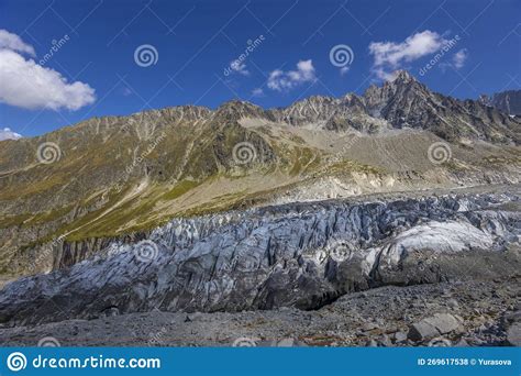 Glacier Argentiere In The Alps Stock Photo Image Of Alps Chamonix