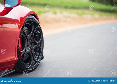 Exotic Sports Car Wheel Stock Photo Image Of Drive 123225456