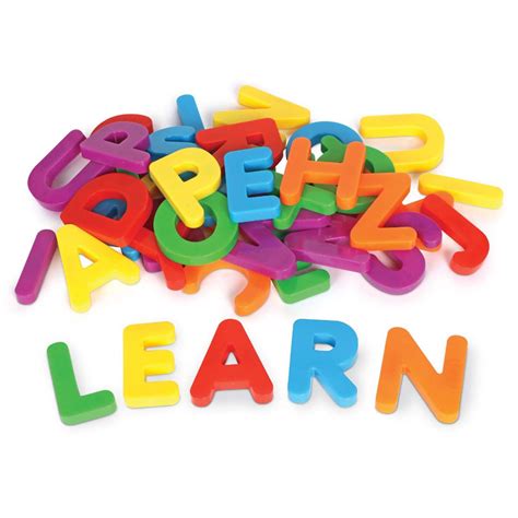 Jumbo Magnetic Uppercase Letters By Learning Resources Ler0450