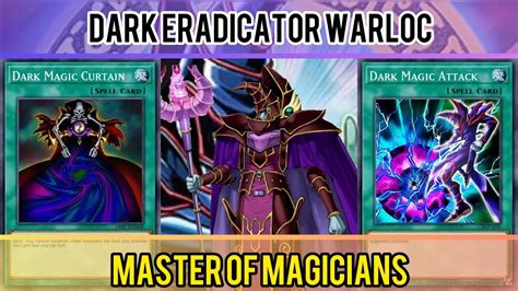 Dark Magician Deck Dark Eradicator Warlock Yu Gi Oh Duel Links Youtube