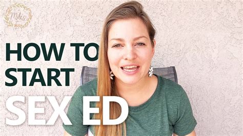 How To Start Sex Ed Youtube