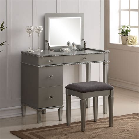See more ideas about vanity set with mirror, vanity set, vanity. House of Hampton 2 Piece Vanity Set with Mirror & Reviews ...