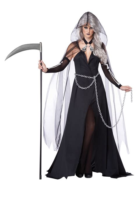 Womens Lady Reaper Costume Costumes For Women Halloween Women
