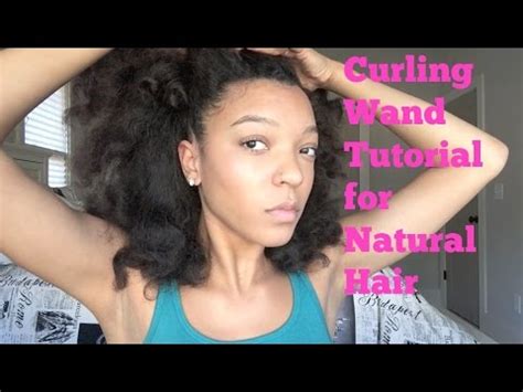 Sometimes i get a little bored with my regular twist outs and want to try something different from time to time…so i did. Curling Wand on Natural Hair Tutorial - YouTube