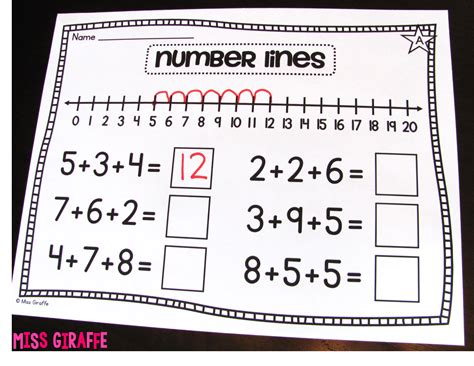 Adding 3 Numbers Strategies Ideas Number Lines And More Addition