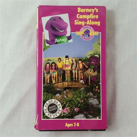 Barney Campfire Sing Along Vhs Video Tape Classic Collection Vtg 1990