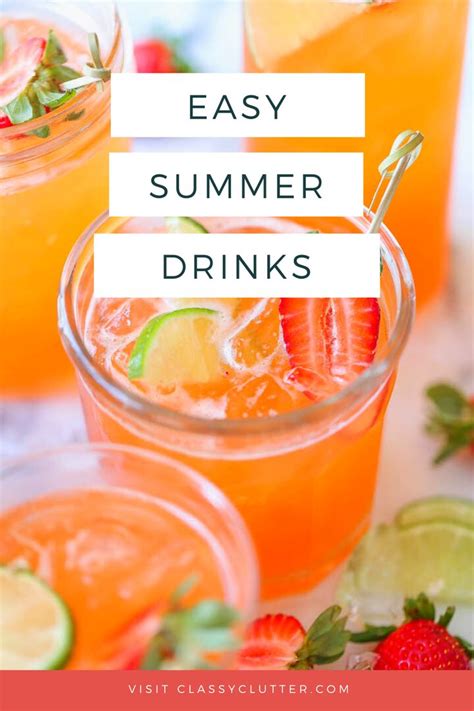 15 Fabulous Non Alcoholic Summer Drinks In 2023 Easy Summer Drinks