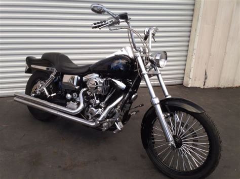 What's wide up front, low in the back and round at both ends? 1993 Harley Davidson Dyna Wide Glide - Custom Build ...
