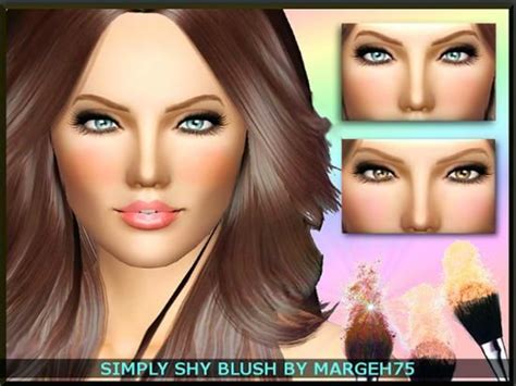 Margeh 75s Simply Shy Blush Blush Sims 3 Makeup Blush Makeup