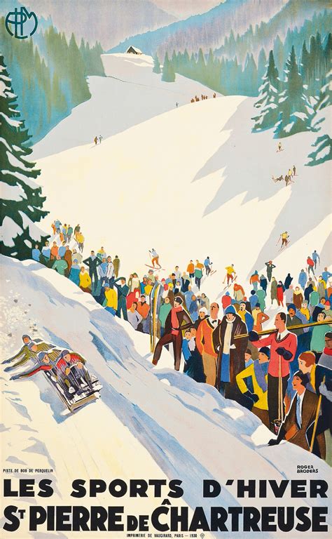 Prepare To Bid On These Cool Vintage Ski Posters Photos Condé Nast