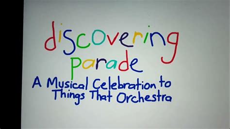 Krazy Krok Productions Discovering Parade A Musical Celebration To