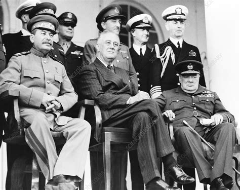 Allied Leaders At The Tehran Conference 1943 Stock Image C0519454