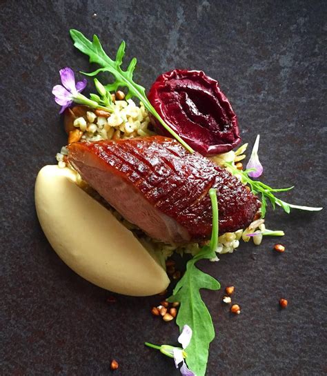 Maybe you would like to learn more about one of these? Duck & Plum | Gourmet recipes, Food, Food plating